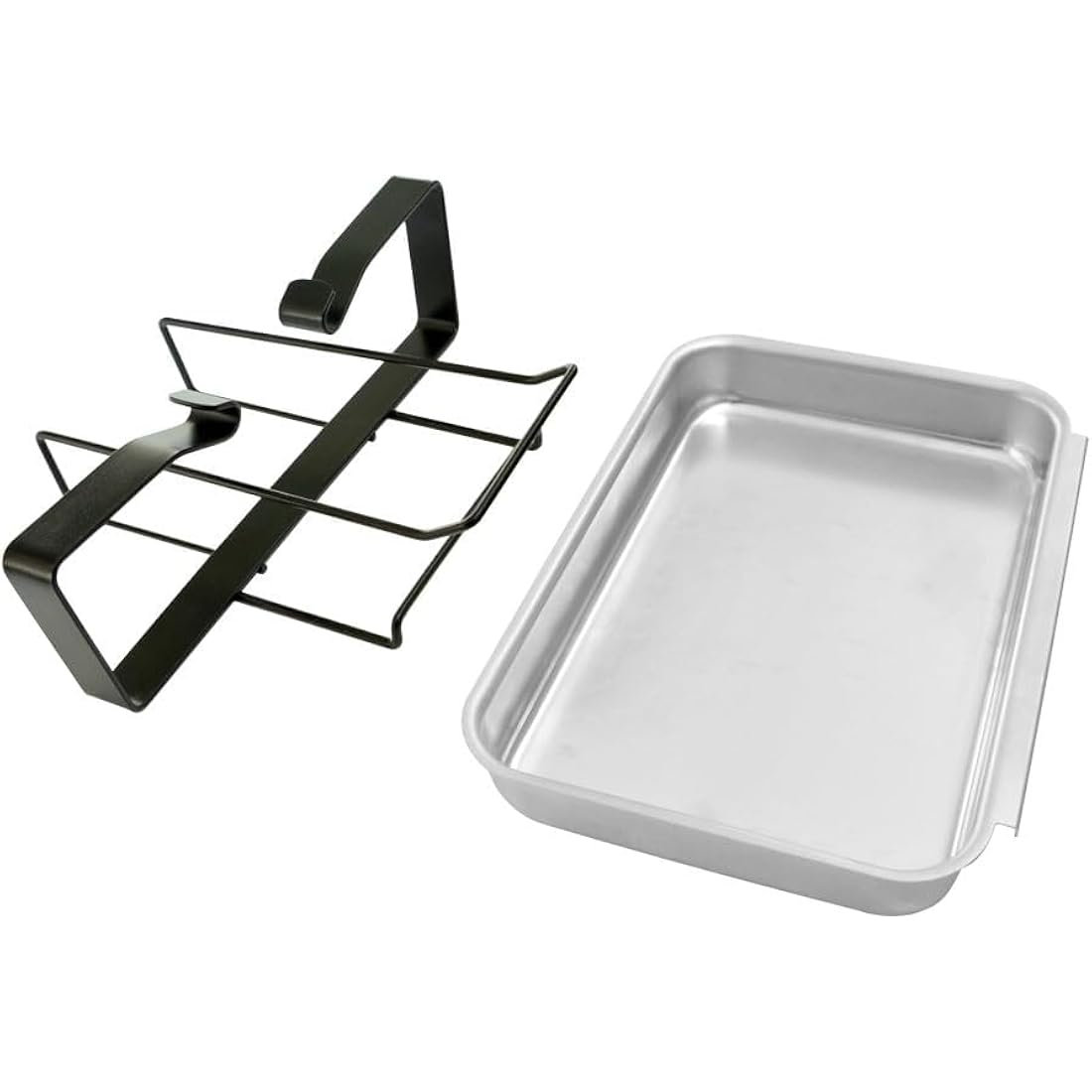 Aluminum Grease Catch Pan and Drip Holder for Weber Gas Grills