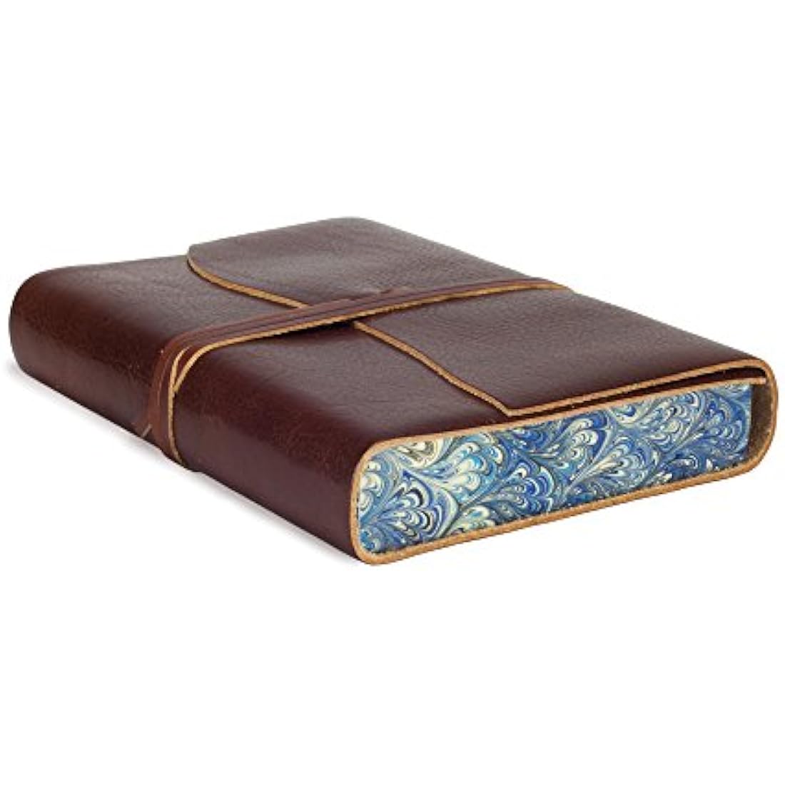 Belcraft Leather Journal - A5 Dark Brown Handmade Italian Notebook