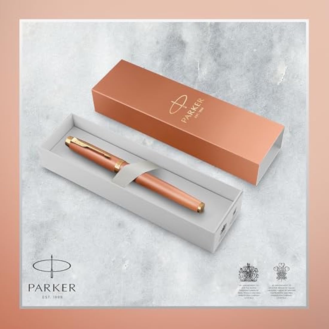 Parker IM Writing Rituals Fountain Pen - Uplifting Orange & Gold Trim