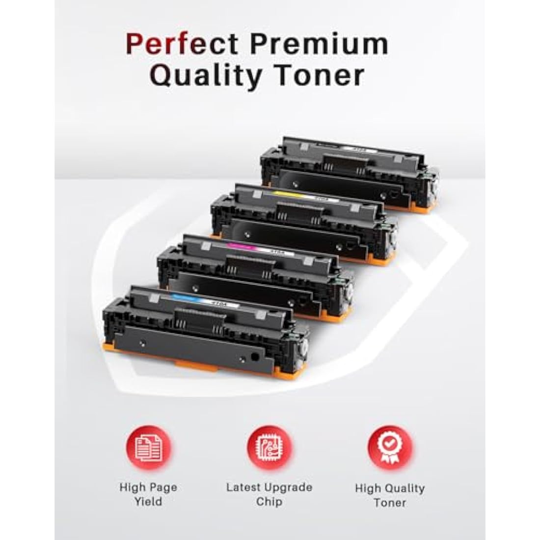 Halloya 410A Compatible Toner Cartridges for HP Color LaserJet Pro | 4 Pack