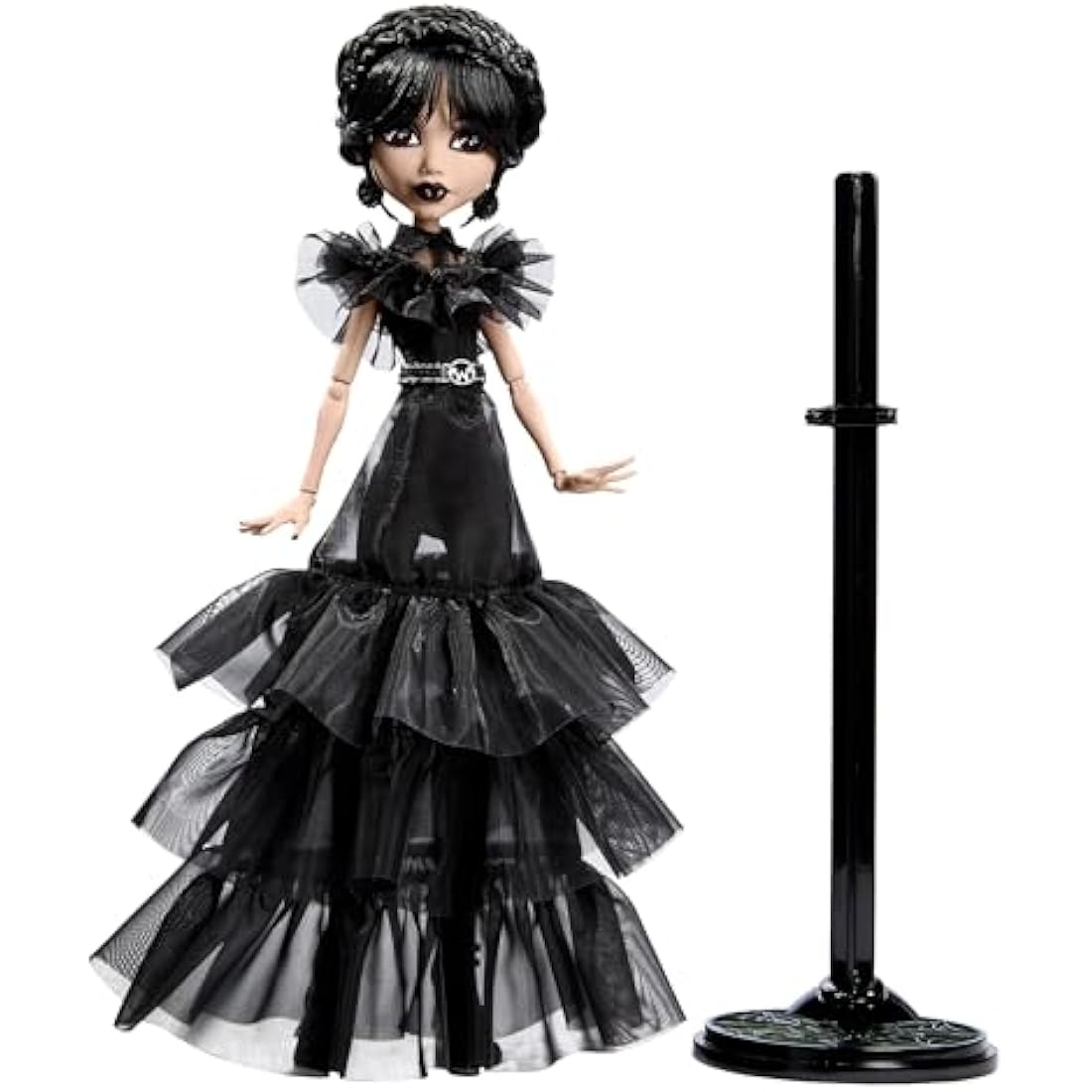 Monster High Wednesday Rave’N Doll – Black Gothic Gown Collectible