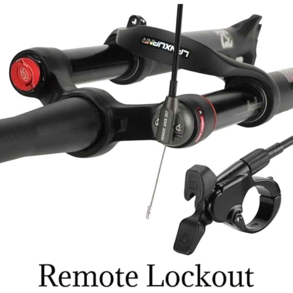 LANXUANR MTB Air Suspension Fork – 100mm Travel Rebound Adjustment