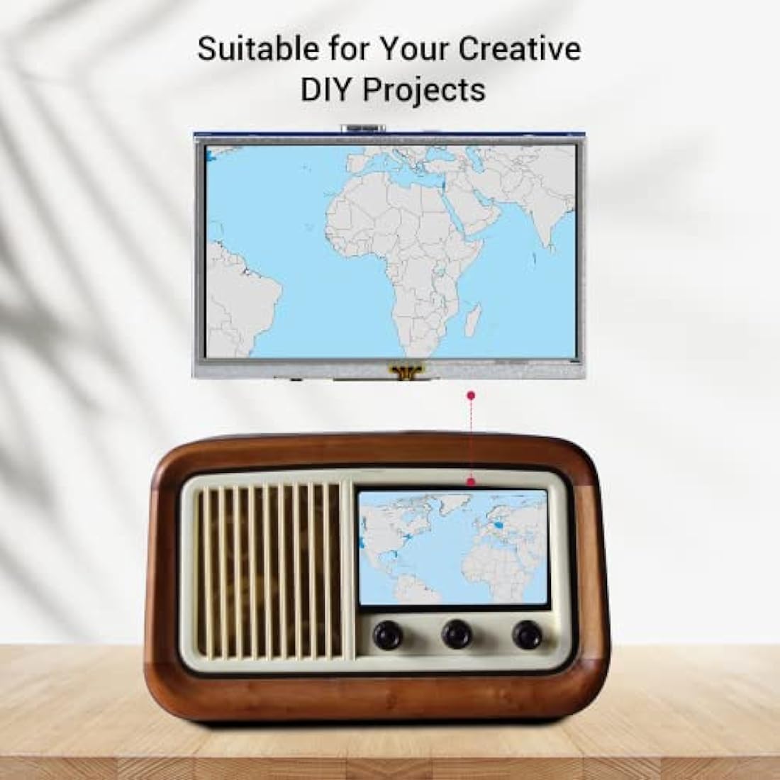 Elecrow 5-Inch Raspberry Pi Touch Screen – 800x480 TFT LCD Mini Monitor