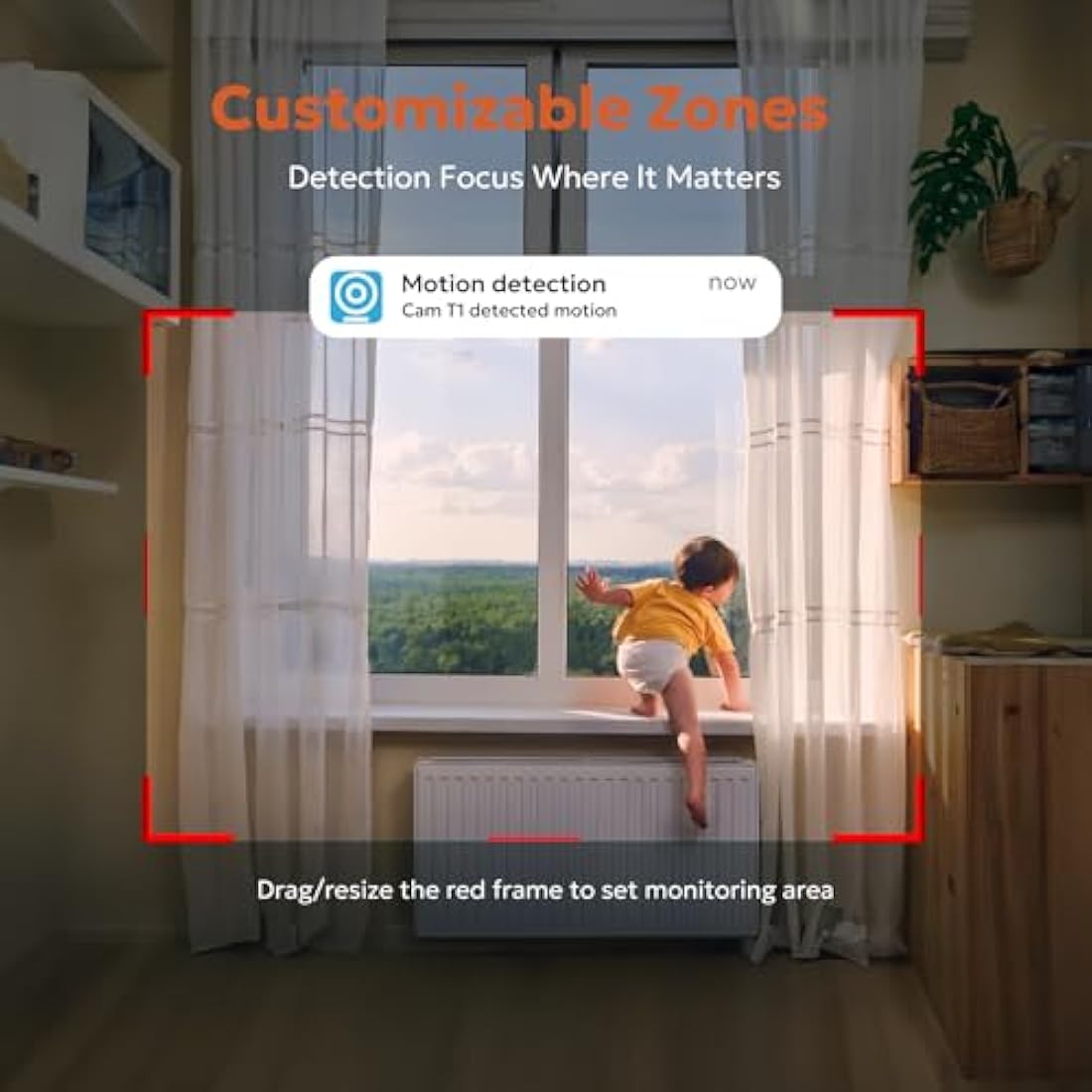 Owltron 2K Indoor Security Camera 2-Pack | Night Vision & Motion Detection