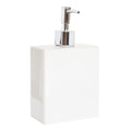 White Ceramic Soap Dispenser – 550ml Refillable Liquid Pump