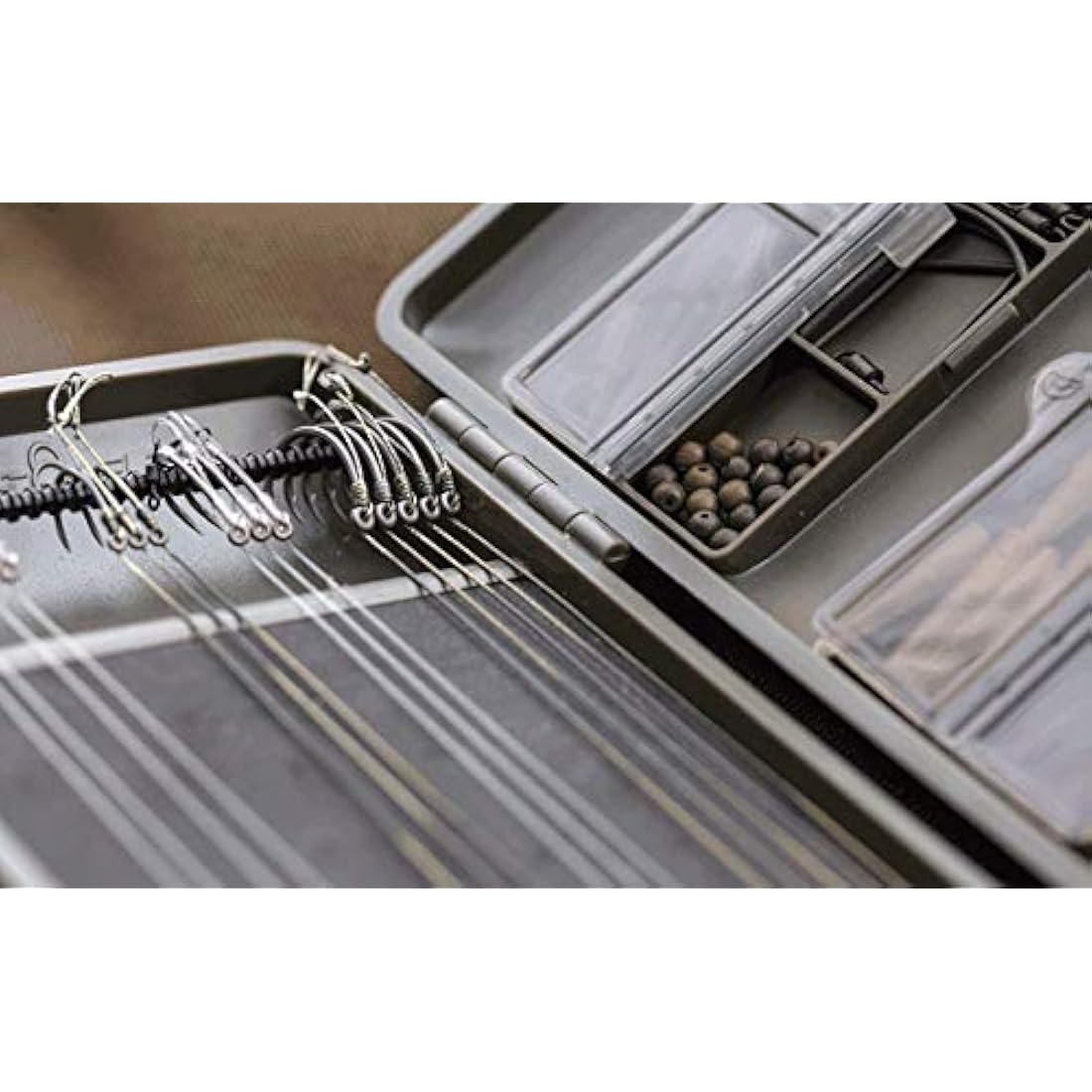 Korda Rig Safe Combi – Compact Aluminium Fishing Tackle Storage Box