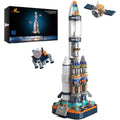 JMBricklayer Space Rocket Model Building Toy Set | 864 Piece STEM Kit