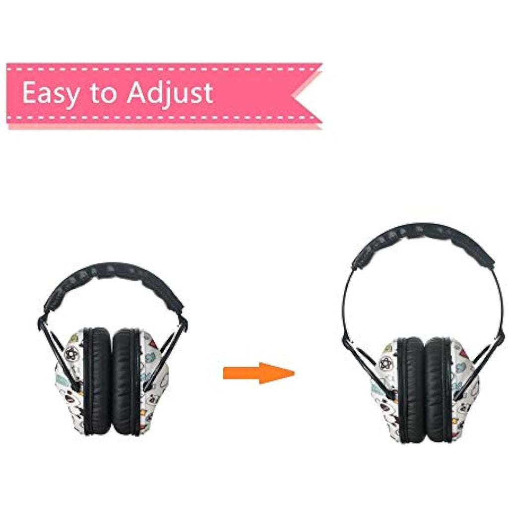 PROTEAR Kids Ear Defenders – 28dB Noise Cancelling Earmuffs (Panda)