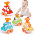 Press and Go Toy Cars – 4Pcs Animal Toddler Car Set