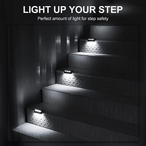 Solpex Solar Step Lights | 16 Pack IP65 Waterproof LED Fence Lights