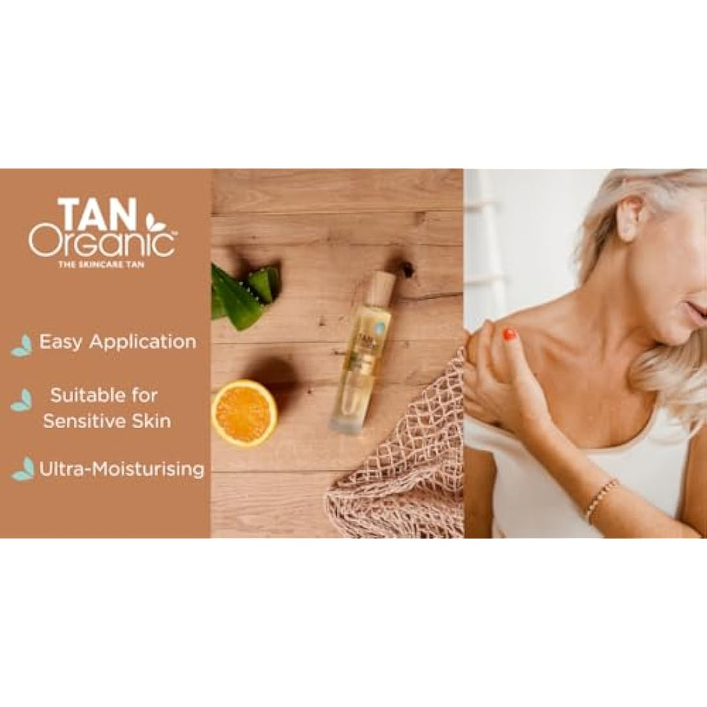 TanOrganic Self Tanning Oil – Natural Vegan Moisturizing Glow, 100ml
