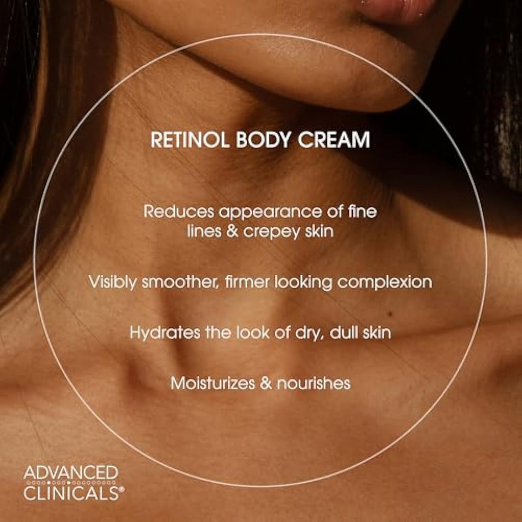 Advanced Clinicals Retinol & Collagen Anti-Aging Set – 16oz Pack of 2