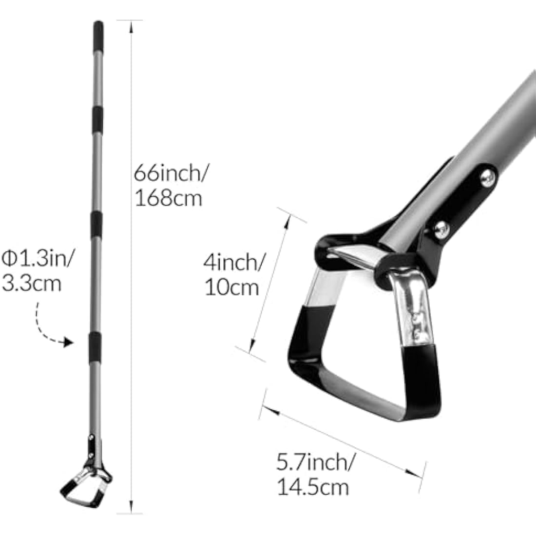 Walensee Stirrup Hoe – 168cm Adjustable Garden Weeder and Cultivator