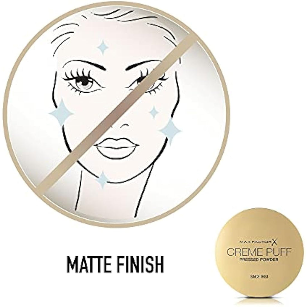 Max Factor Cream Puff Pressed Powder – 53 Tempting Touch Matte Finish