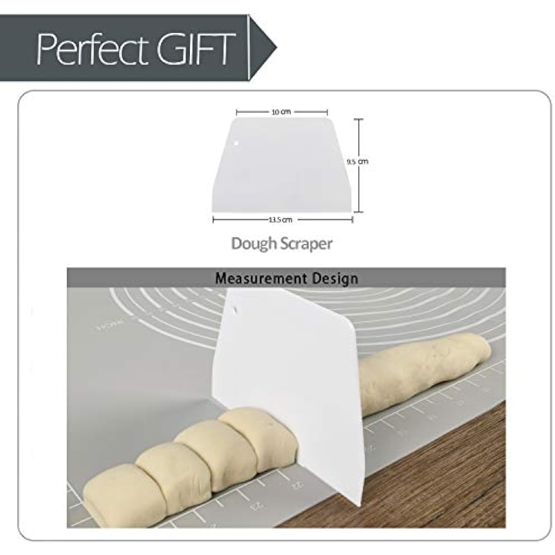 Jolof Store Silicone Pastry Mat | Nonstick Dough Kneading Board (80x60cm)