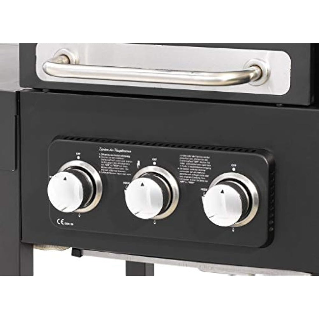 CosmoGrill Hybrid 4 Burner Dual Fuel BBQ | Gas Grill & Charcoal Smoker