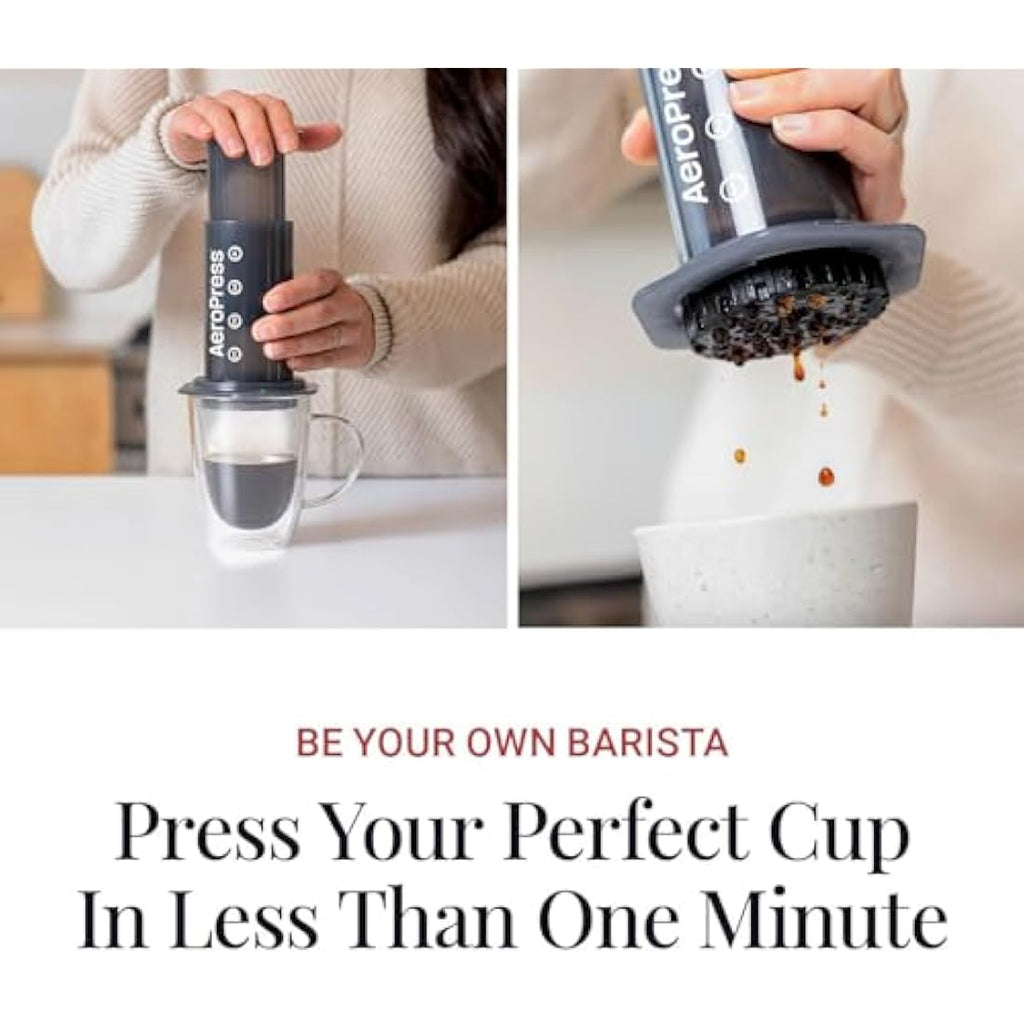 AeroPress Original Coffee and Espresso Maker – Portable 3-Cup Brewer