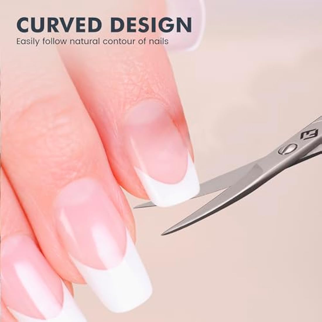 FABINOC Curved Nail Scissors - German Stainless Steel Grooming Tool