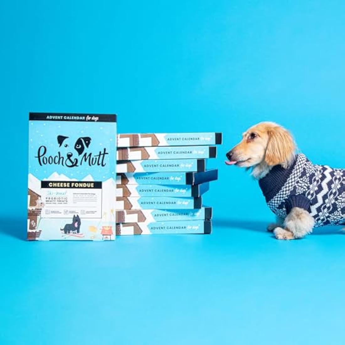 Pooch & Mutt Dog Advent Calendar – Grain-Free Probiotic Cheese Treats