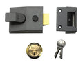 Yale Security Lock – Dark Metallic Gray Keyless Entry Door Hardware, 60mm