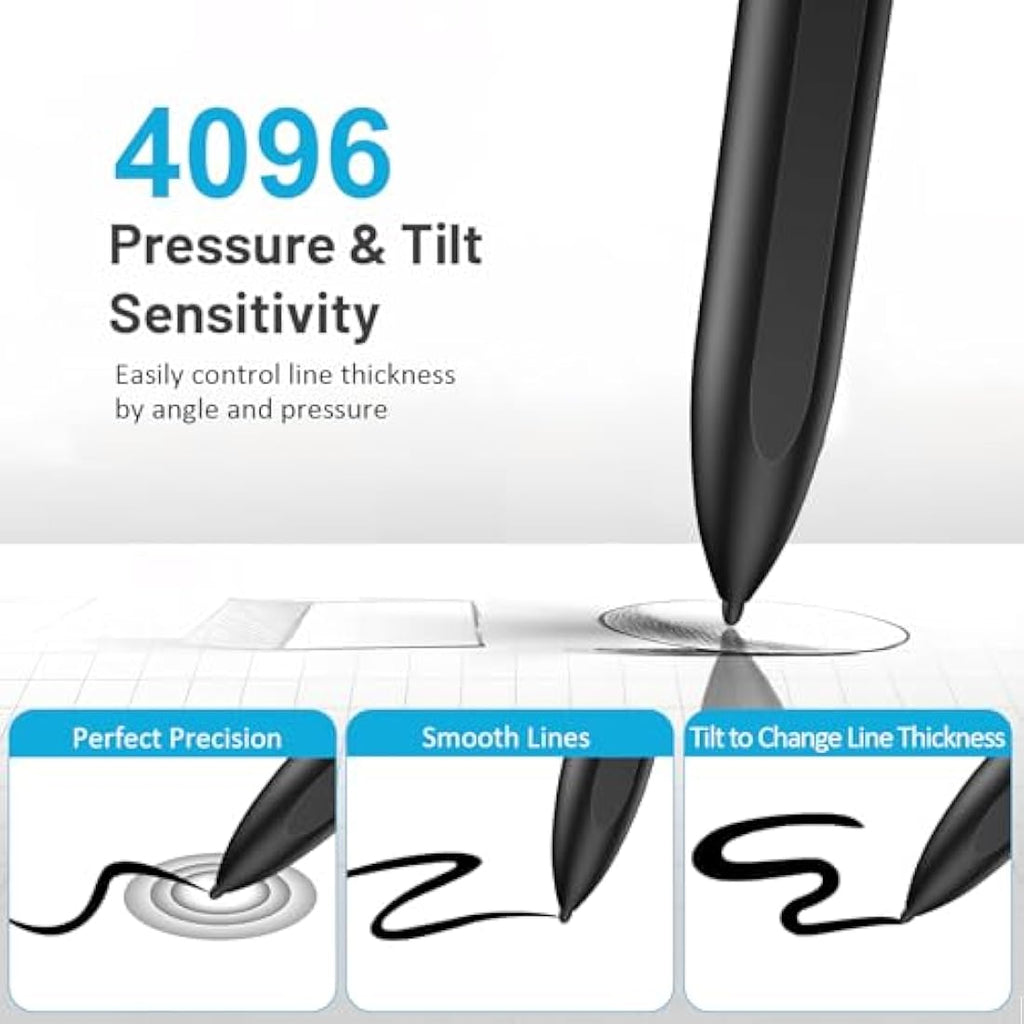 TiMOVO Magnetic EMR Stylus for Remarkable 2 & Kindle Scribe | Black