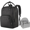 MATEIN Nurse Backpack | 15.6 Inch Laptop Medical Bag with Organizer, Black