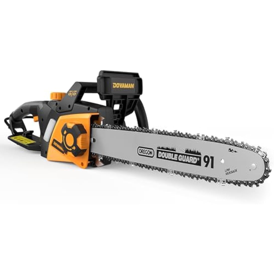 DOVAMAN 2400W Electric Chainsaw – 16 Inch Oregon Bar with 2 Chains