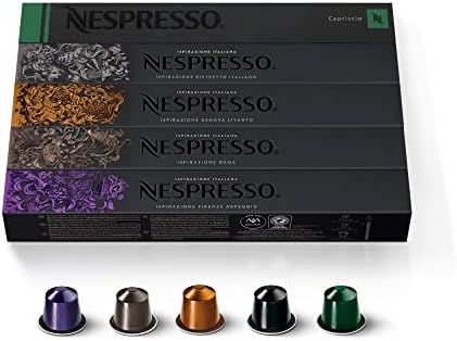 Nespresso Original Coffee Pods – 50 Pack Mixed Espresso Capsules