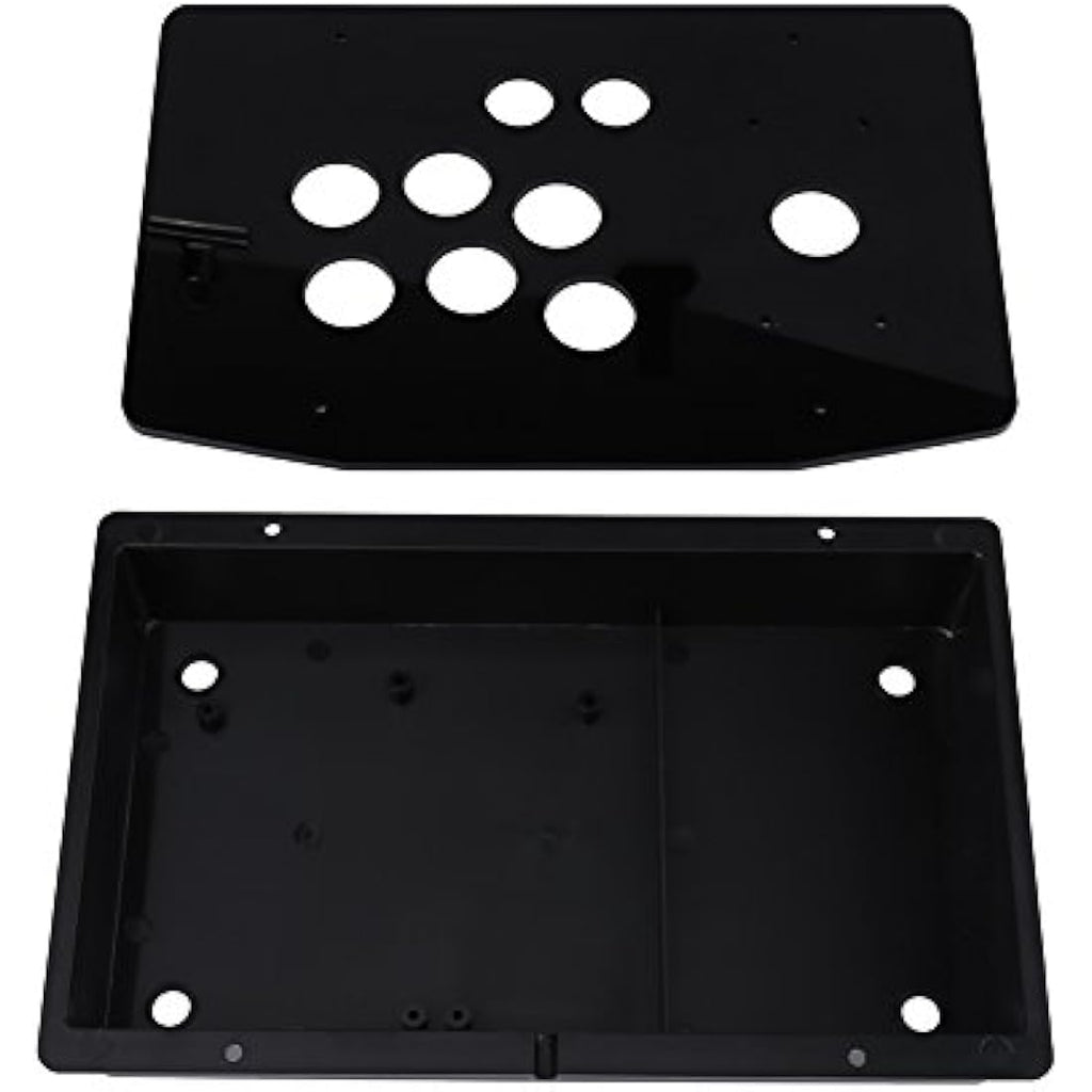 Jolof Store DIY Arcade Game Kit – Black Acrylic Panel Case Replacement