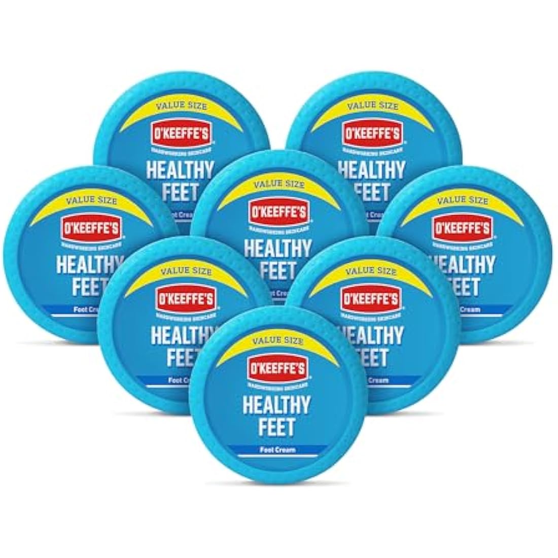O’Keeffe’s Healthy Feet Foot Cream for Dry Cracked Skin - 180g (8 Pack)