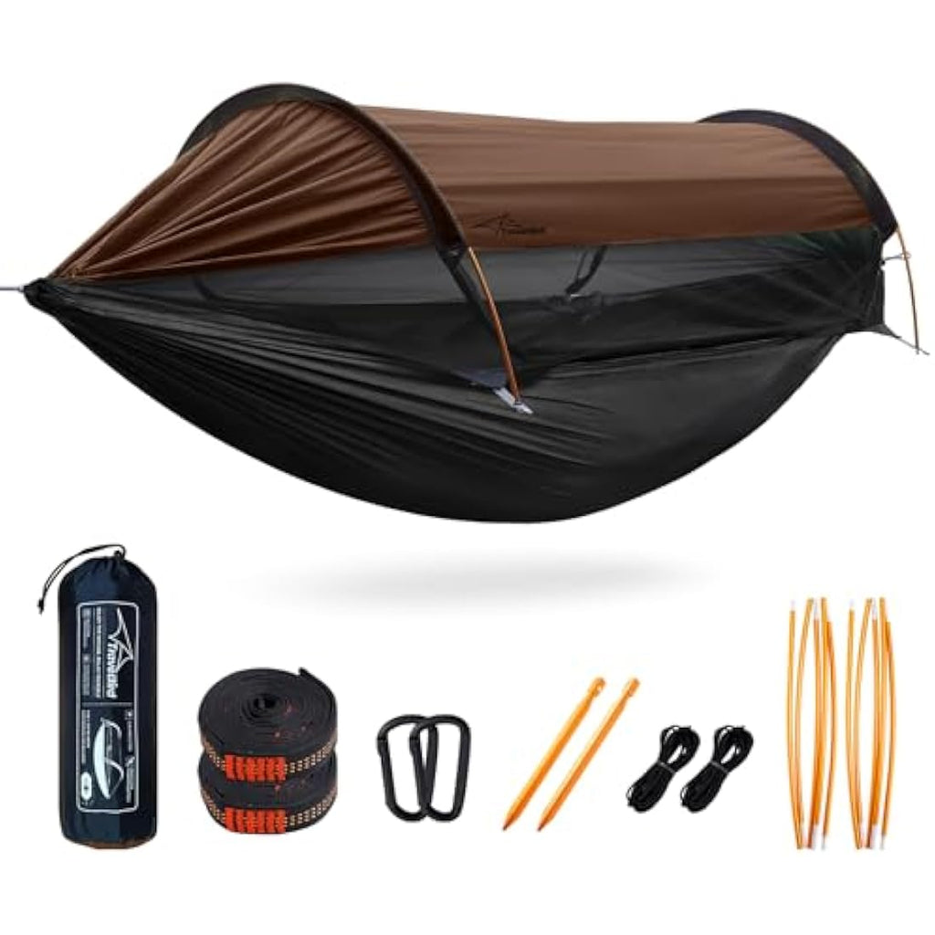 Travel Bird 3-in-1 Camping Hammock Tent with Mosquito Net & Sunshade