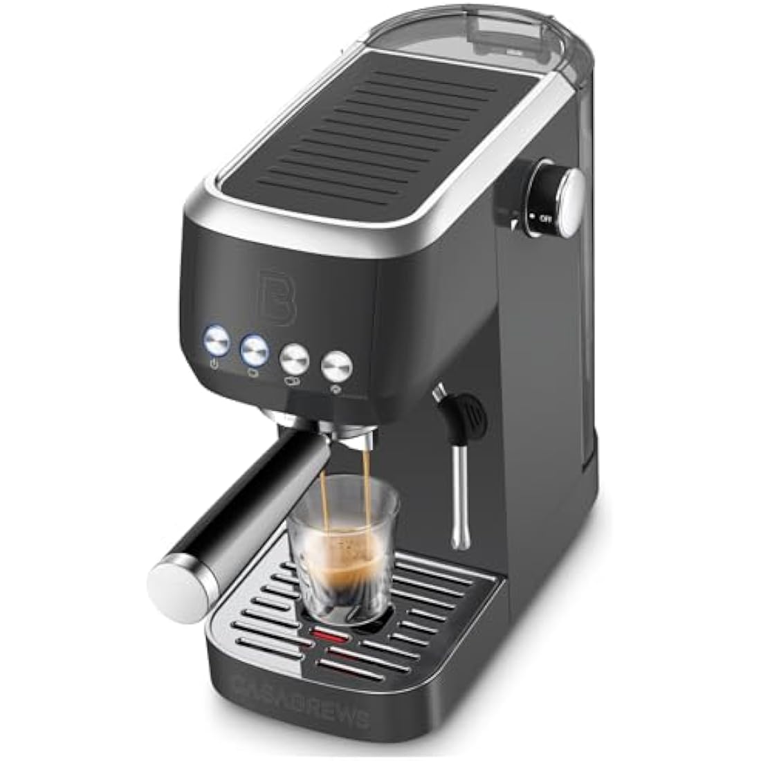 Casabrews 20-Bar Espresso Machine | Professional Coffee Maker with Steamer