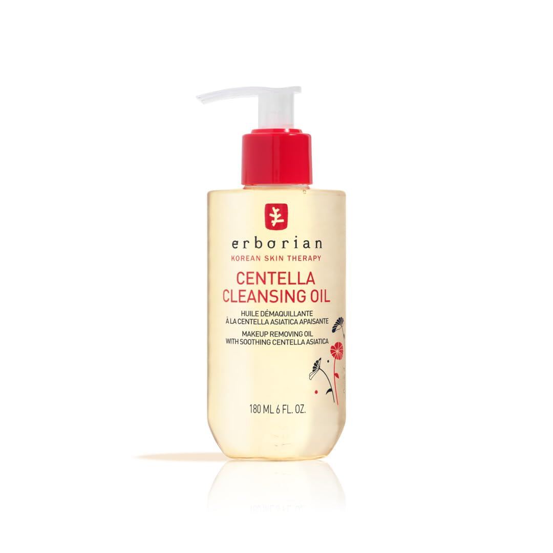 Erborian Centella Cleansing Oil - Korean Makeup Remover for Face - 180ml