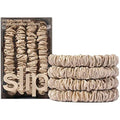 Slip Skinny Silk Scrunchies – 4 Pack Blonde Mulberry Silk Hair Ties