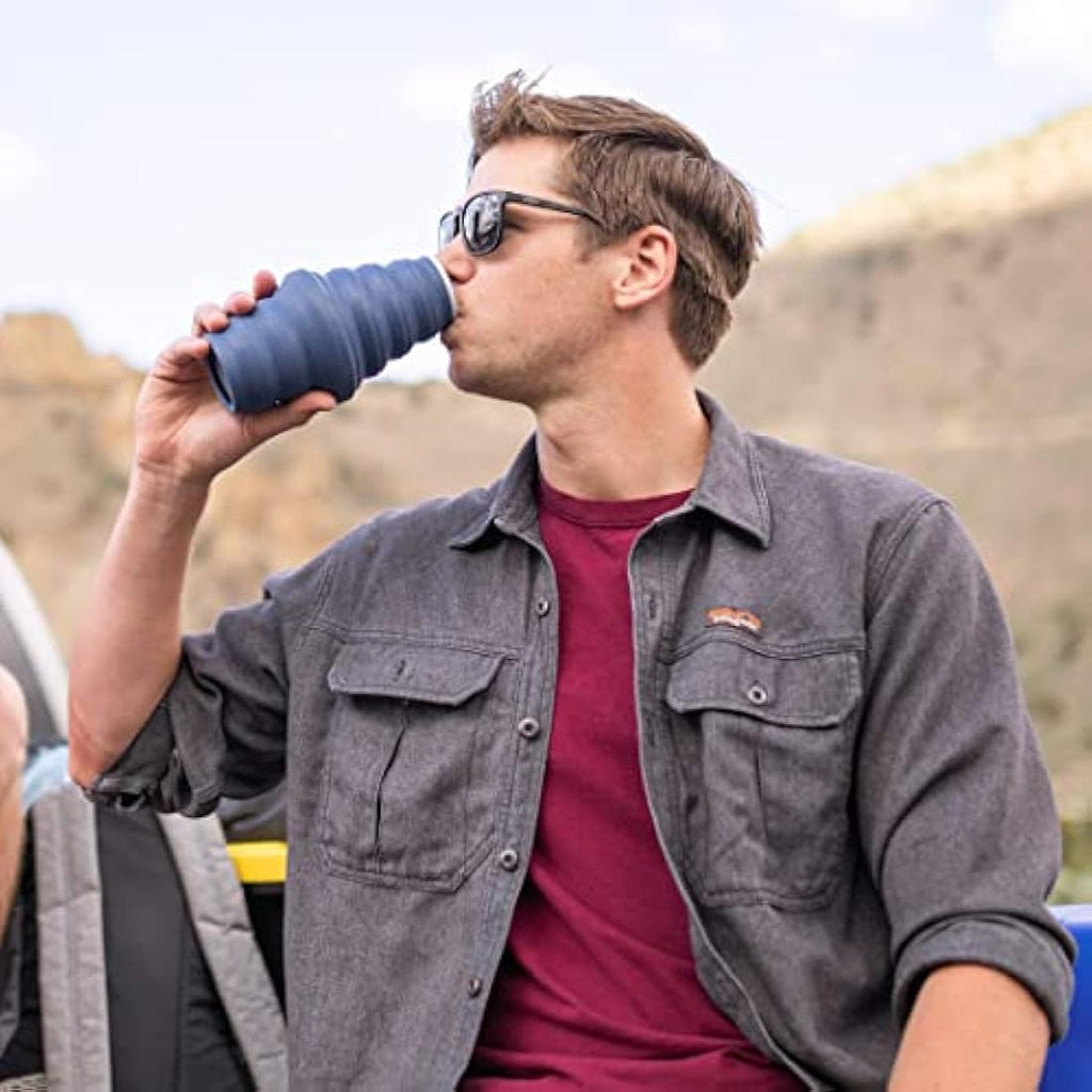 HYDAWAY Collapsible Water Bottle – 25oz Silicone Travel Bottle