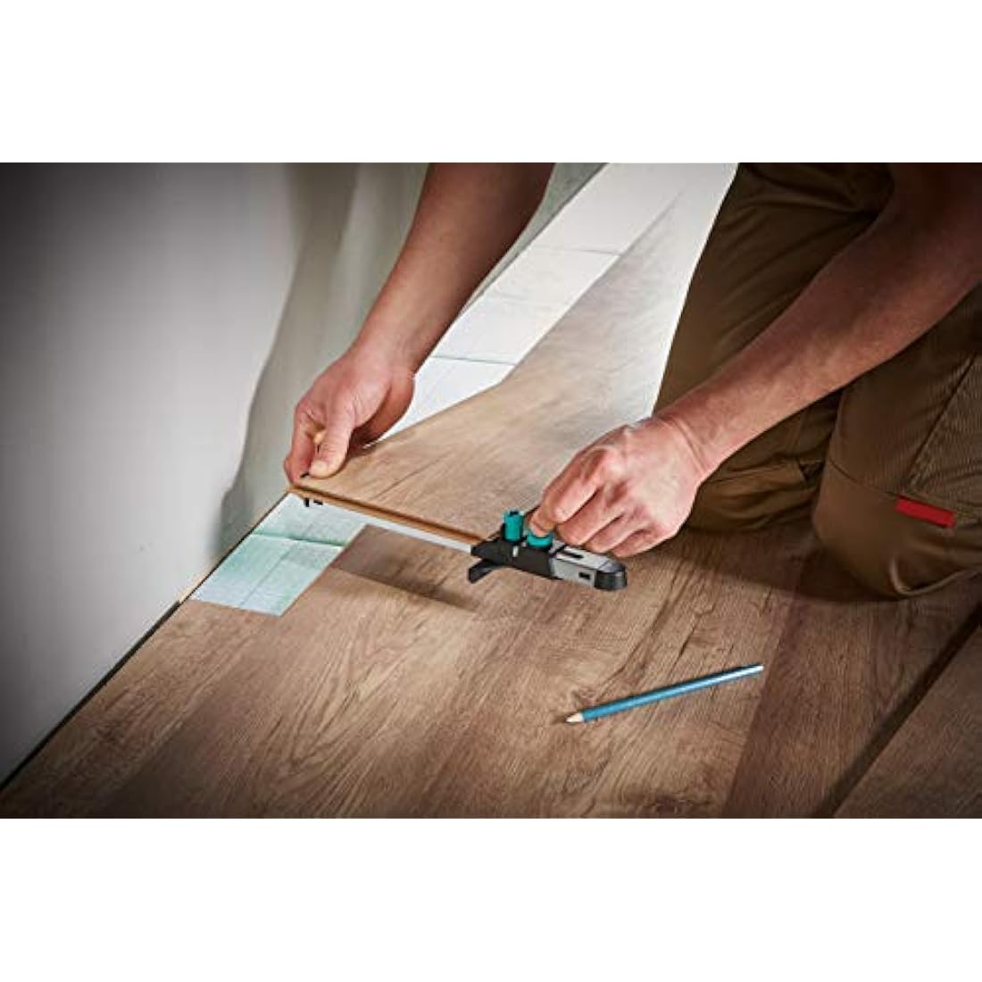 Wolfcraft Laminate Flooring Installation Kit with Contour Gauge