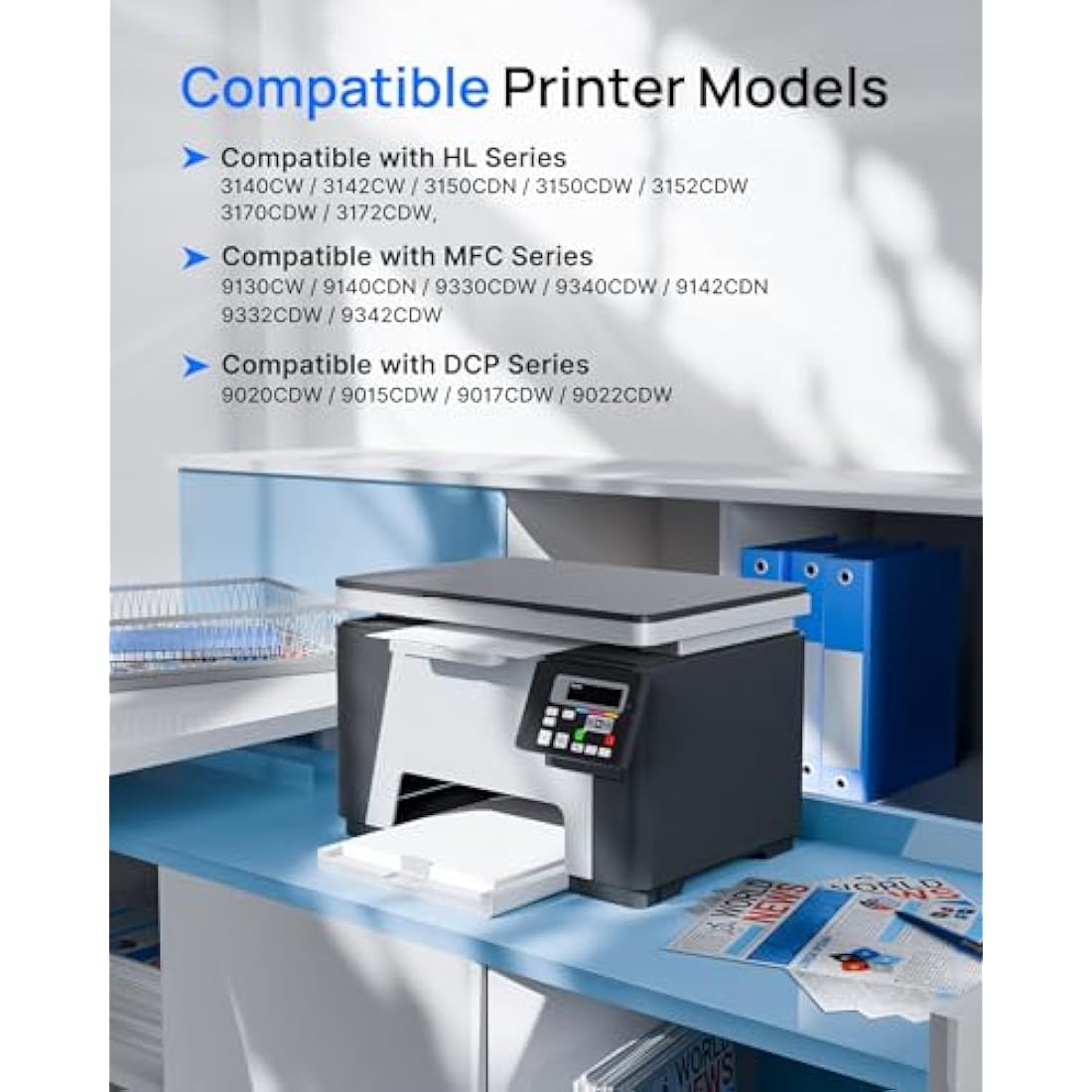 GPC Image TN241 TN245 Compatible Toner Cartridges for Brother - 5-Pack
