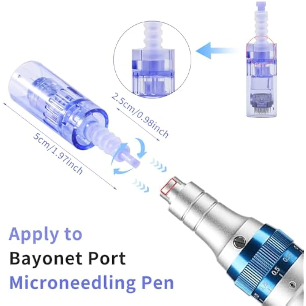Dr. Pen A6 Replacement Needle Cartridges | 36-Pin Microneedles, 20-Pack