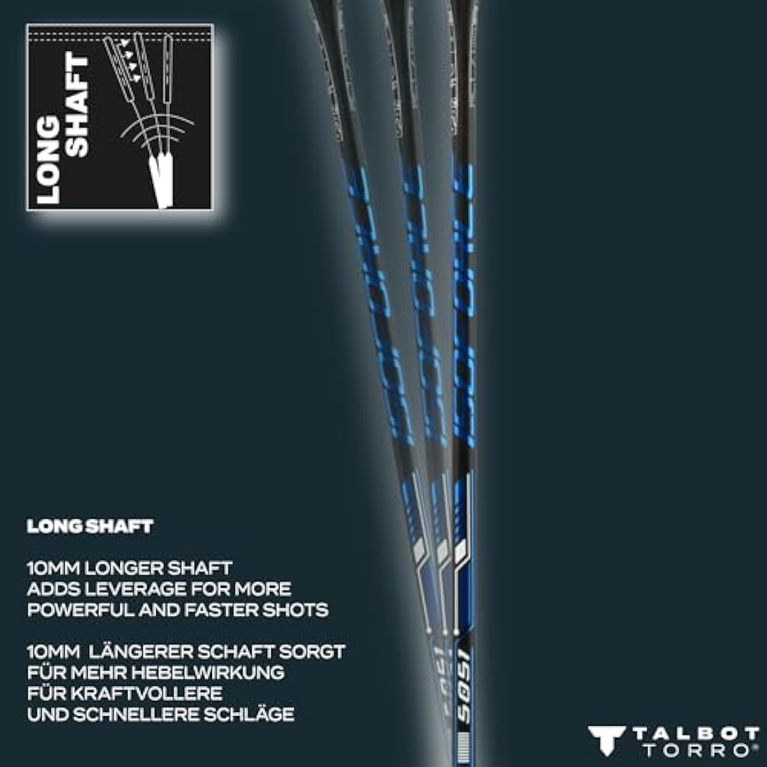 Talbot Torro Isoforce 9051 Ultra Carbon Badminton Racket – Kevlar