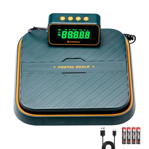 UNIWEIGH Digital Postal Scale – 86lb Shipping Parcel Scale with LCD Display