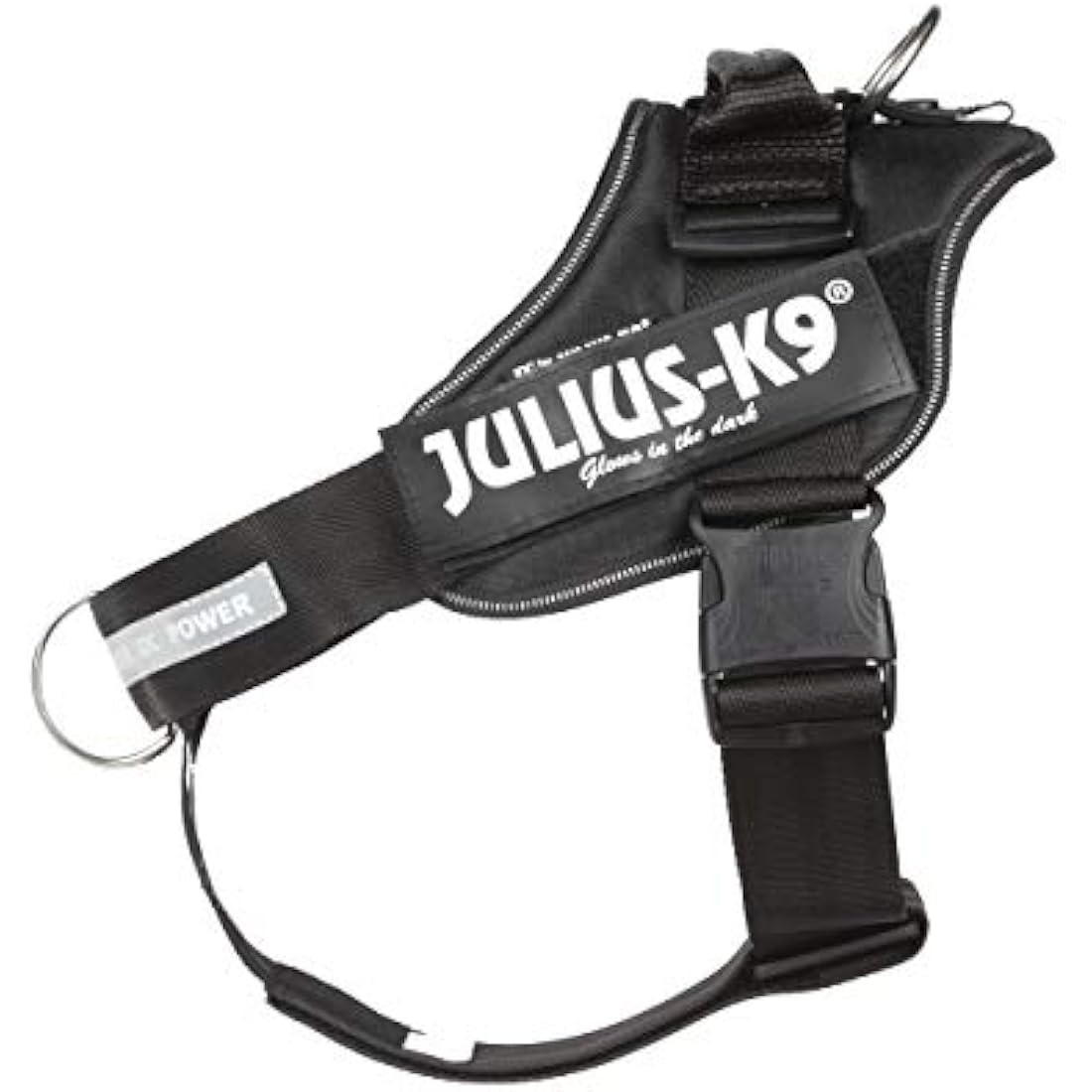 Julius-K9 IDC Powerharness | Reflective Dog Harness with Handle - Black
