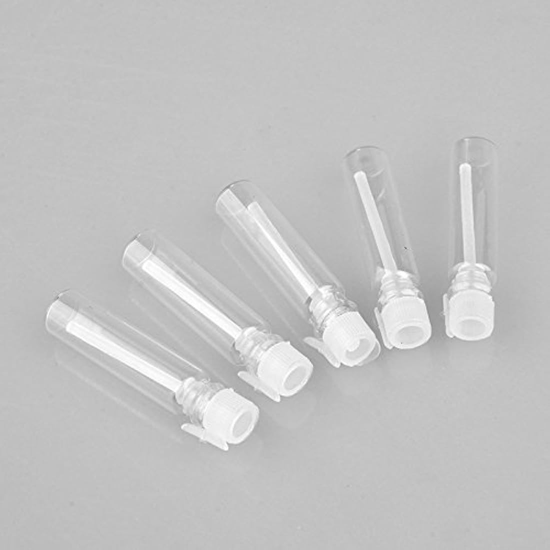 Jolof Store 100Pcs Glass Essential Oil Sample Vials - 1ml Travel Bottles