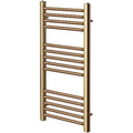 Greened House Brushed Brass Heated Towel Rail | 400mm x 800mm Radiator