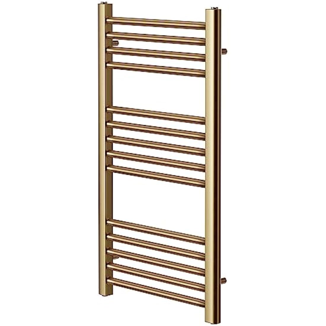 Greened House Brushed Brass Heated Towel Rail | 400mm x 800mm Radiator