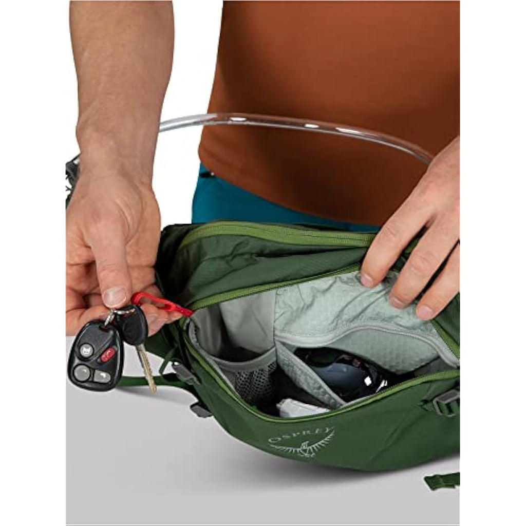 Osprey Seral 7 Lumbar Biking Hydration Pack with 1.5L Reservoir – Red