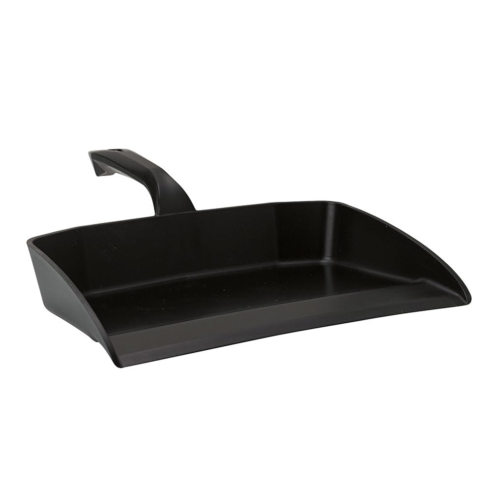 Vikan 56609 Food-Safe Polypropylene Dustpan - 330mm Wide, Black