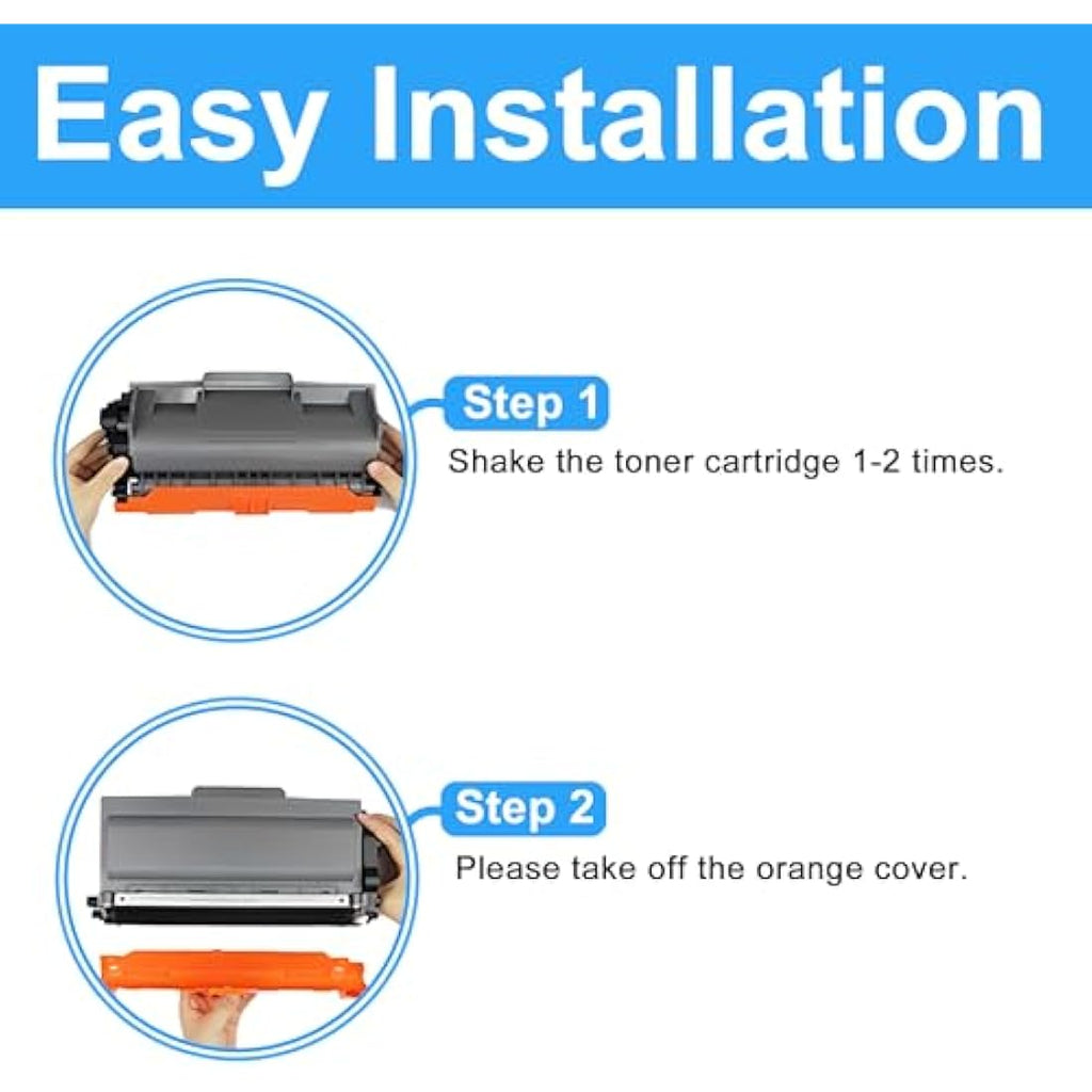 LCL Compatible TN3380 TN3330 Black Toner Cartridge for Brother - 2 Pack