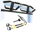 HAKENO Multi-Grip Pull Up Bar for Doorway with Suspension Straps