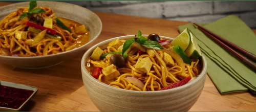 Lucky Boat Thick Chow Mein Noodles – 9kg Bulk Vegan Egg-Free Wheat