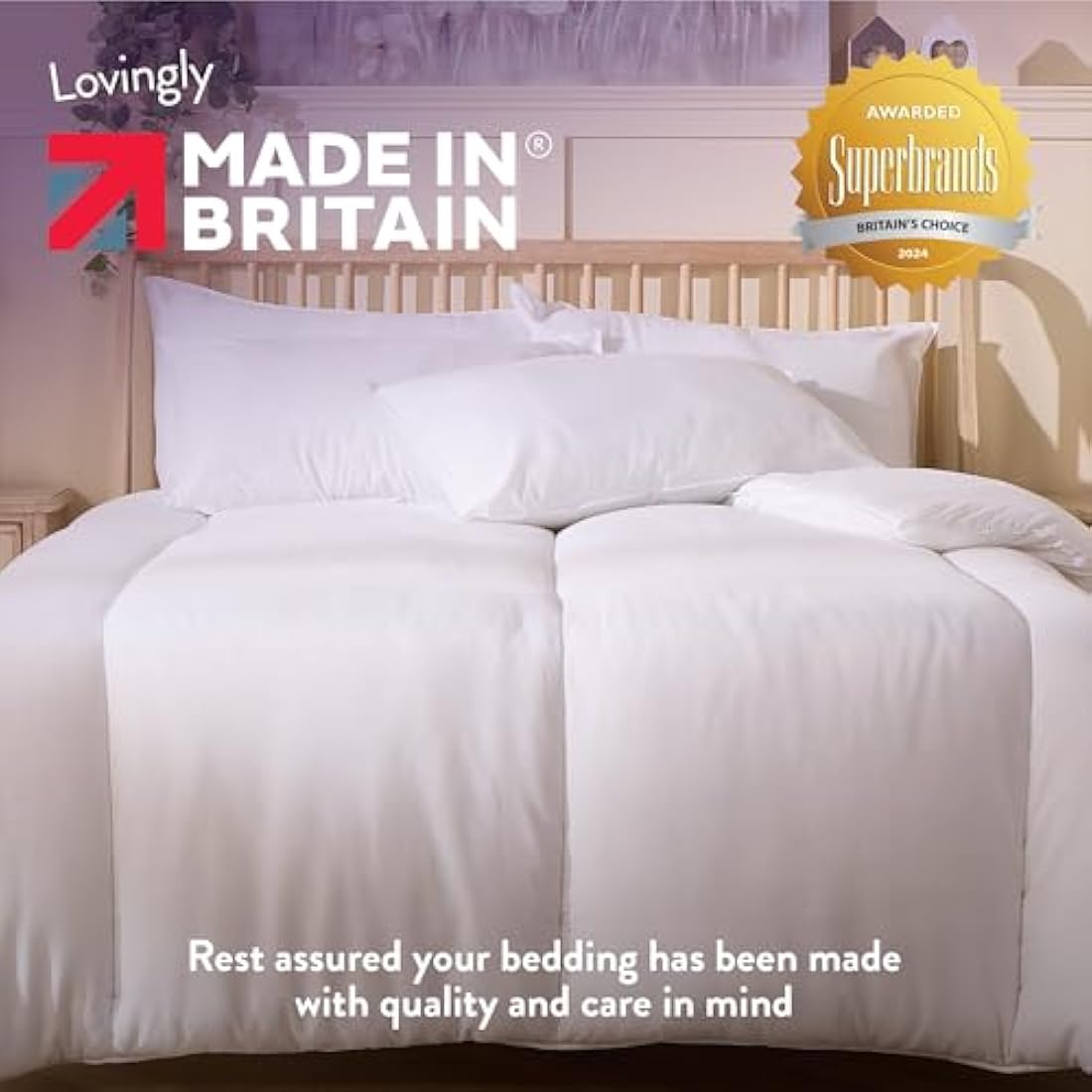 Slumberdown King Size Duvet | 10.5 Tog Ultra Soft All-Season Quilt